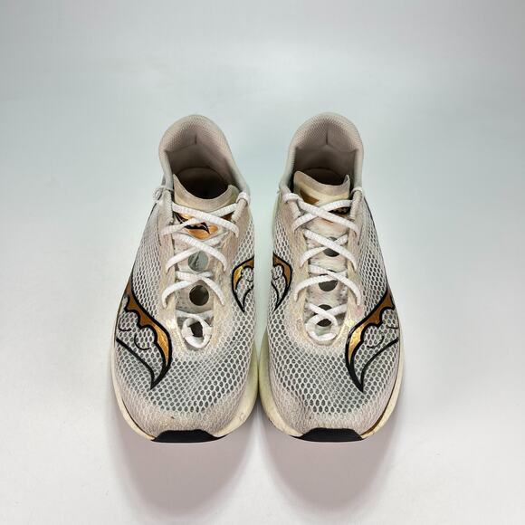Saucony Endorphin Pro 3 White Gold Athletic Running Shoes S20755-13 Mens Size 12 main image 10
